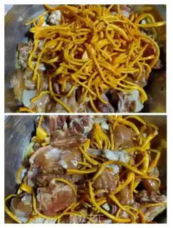Make Scramble chicken step 3