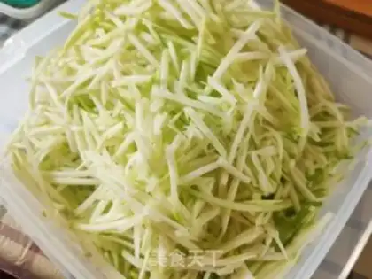 Make Squid egg dumplings step 1