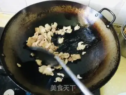 Make Celery and meat step 1
