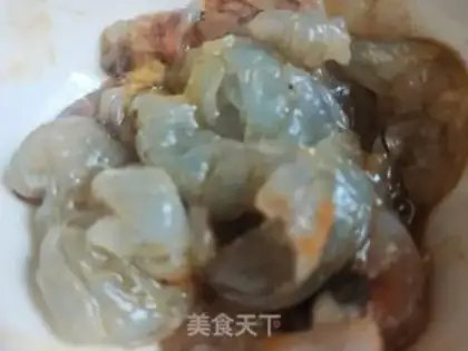 Make Snack shrimp for beans step 2