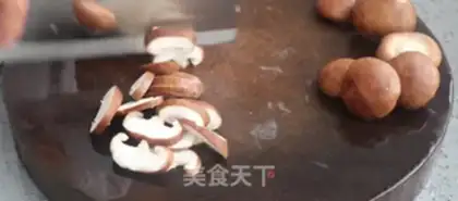 Make Fresh mushroom fried meat step 0