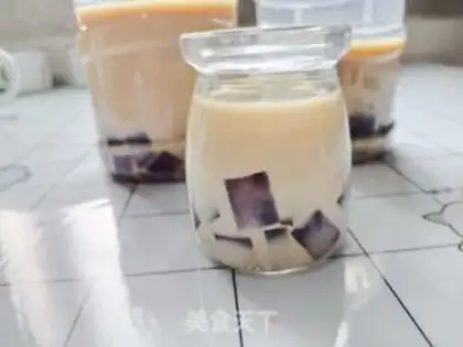 Make Brick milk tea step 8