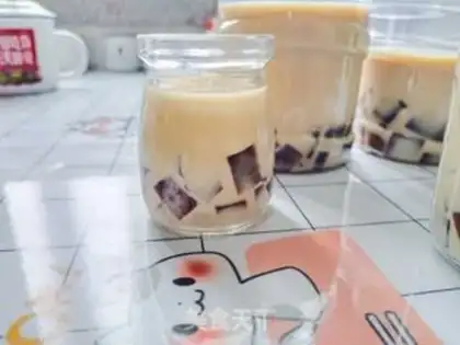 Make Brick milk tea step 10