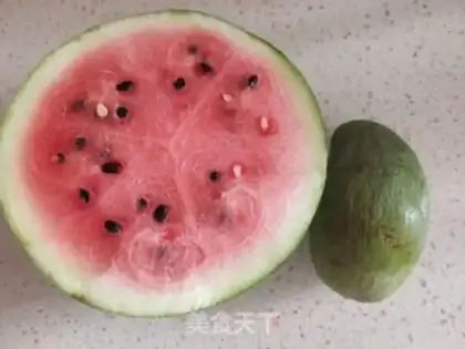 Make Watermelon mango juice step 0