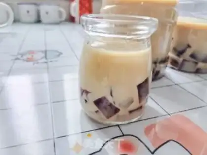 Make Brick milk tea step 11