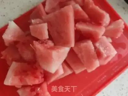 Make Watermelon mango juice step 1