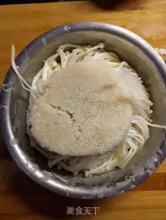 Make Cheese juice, golden mushrooms step 3