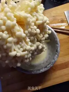 Make Cheese juice, golden mushrooms step 4