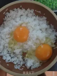 Make Peas and eggs step 4