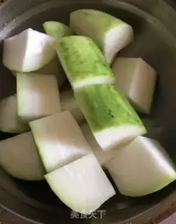Make Pumpy rice chop soup step 2