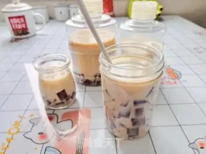 Make Brick milk tea step 13