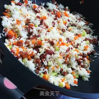 Make Carrot weenie rice step 5