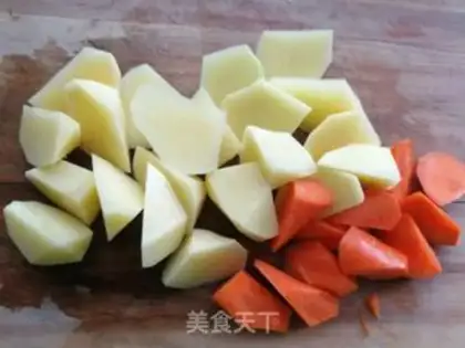Make Chicken wings and potatoes step 5