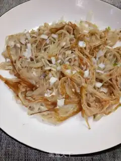 Make Fried golden mushrooms step 5