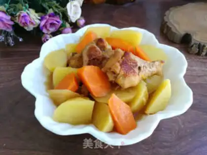 Make Chicken wings and potatoes step 7