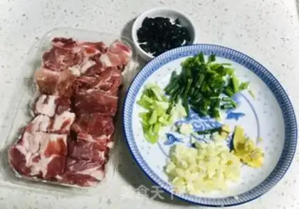 Make Bean evaporated ribs step 1