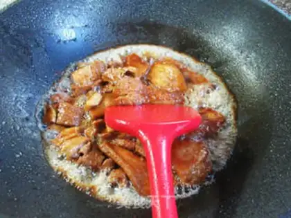 Make Soup chicken roast pork step 12
