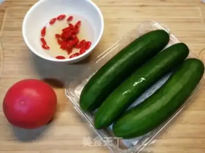 Make Cold Peacock cucumber step 0
