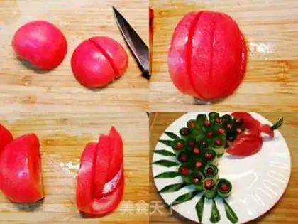 Make Cold Peacock cucumber step 5