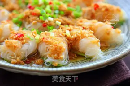 Make Garlic fan silk melon step 7
