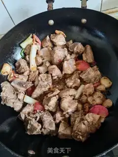 Make lentils burn ribs step 2