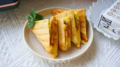 Make A sandwich breakfast step 5