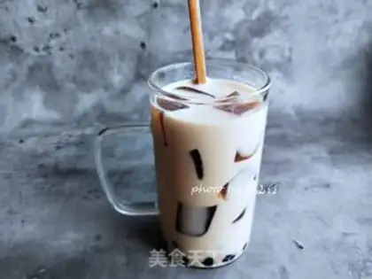 Make Black Diamond Pearl Milk Tea step 12