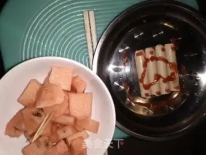 Make Watermelon signature, ham sauce step 5