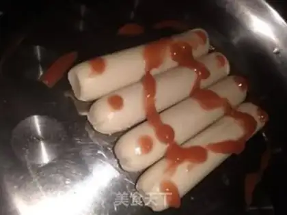 Make Watermelon signature, ham sauce step 6