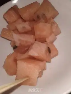 Make Watermelon signature, ham sauce step 7