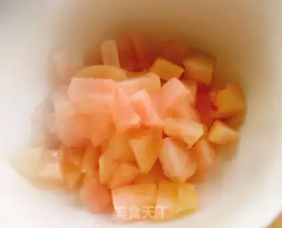 Make Peach cream step 0