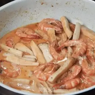 Make Creamed shrimp step 2
