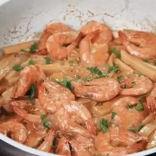 Make Creamed shrimp step 3
