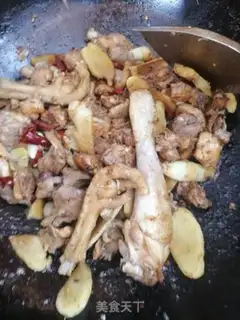 Make Ginger fried chicken step 4
