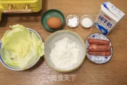 Make Oil-free waffles and roast sausages step 0