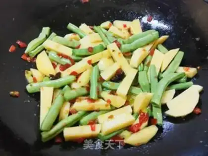Make Spicy potatoes and beans step 6