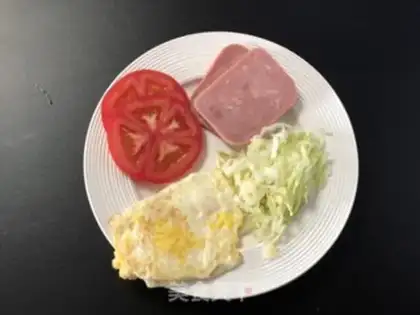 Make Classic ham and eggs sandwich step 0