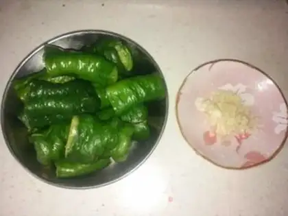 Make Tied pepper step 1
