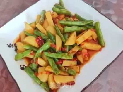 Make Spicy potatoes and beans step 11