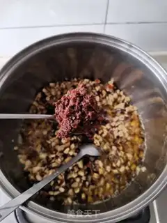 Make Bean dry mushroom sauce step 9