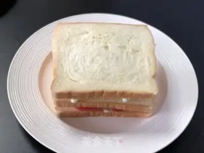 Make Classic ham and eggs sandwich step 6