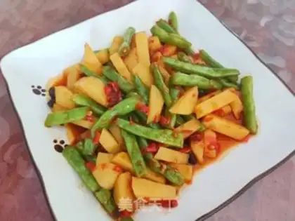 Make Spicy potatoes and beans step 13