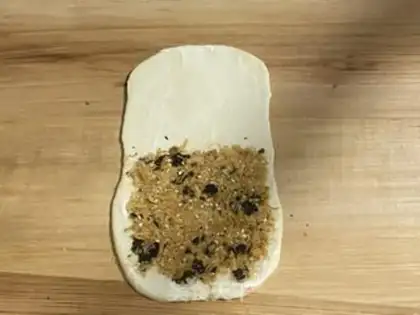 Make Meat pine rolls step 8