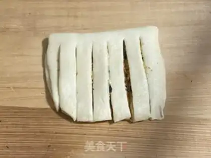 Make Meat pine rolls step 10