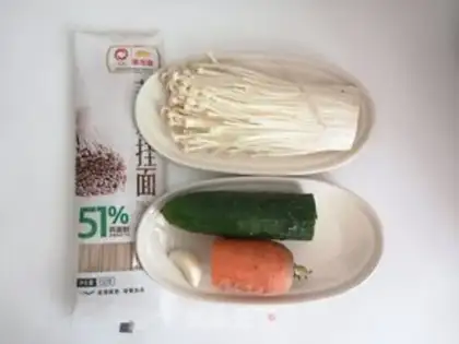 Make A cold-water barley noodle step 0