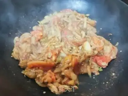 Make Tomato fried eggplant step 10