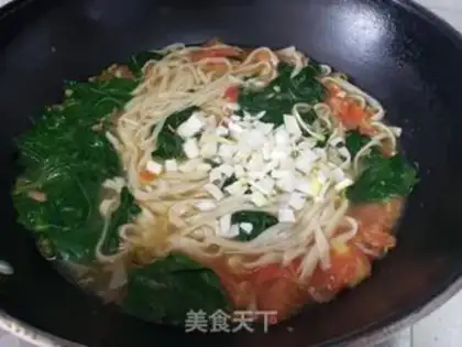 Make Potato tomato noodles step 7