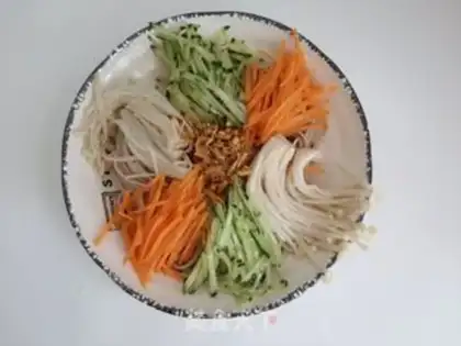 Make A cold-water barley noodle step 7