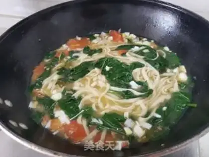 Make Potato tomato noodles step 8