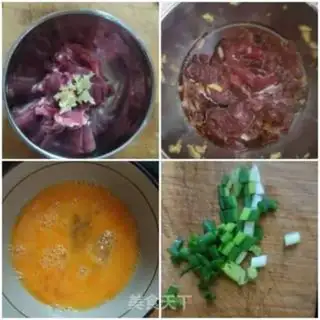 Make Beef chop fried eggs step 0